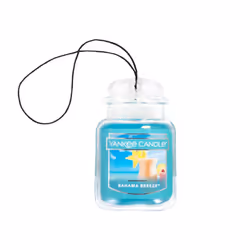 Yankee Candle Car Air Fresheners Hanging Car Jar Ultimate Bahama Breeze Scented Neutralizes Odors Up To 30 Days