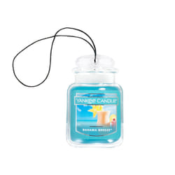Yankee Candle Car Air Fresheners  Hanging Car Jar Ultimate Bahama Breeze Scented  Neutralizes Odors Up To 30 Days