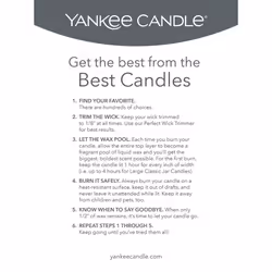 Yankee Candle Meadow Showers Scented  Classic 22oz Large Jar Single Wick Candle  Over 110 Hours of Burn Time  Green