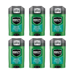 Brut Deodorant Original Fragrance 2.25 Oz /63 G (Pack of 6)
