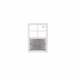 Shed Windows and More 14" X 21" White Flush Mount, Playhouse Windows, Chicken Coop Windows
