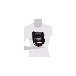 Ringside Safety Cage Boxing Headgear with Full Face   Medium  Black