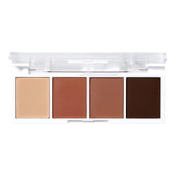 e.l.f. Bite-Size Eyeshadow  Ultra-Pigmented Eye Makeup Quad  4 Matte & Shimmer Shades  Creamy & Blendable Powder  I Love You A Latte  0.12 Oz