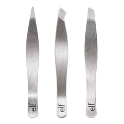 elf Tweezer Trio Kit Three Mini Eyebrow Tweezers For Shaping Defining  Grooming Brows Great For Touchups On The Go Vegan  CrueltyFree