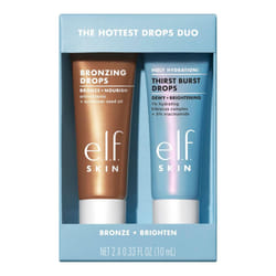 elf SKIN The Hottest Drops Duo Holy Hydration Thirst Burst Drops  Bronzing Drops Skincare Set For A Dewy SunKissed Look Vegan  CrueltyFree