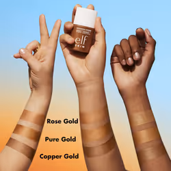 SKIN Bronzing Drops, Liquid Bronzer For Face & Skin, Creates A Sun-Kissed Glow, Infused With Vitamin E, Vegan & Cruelty-Free, Pure Gold