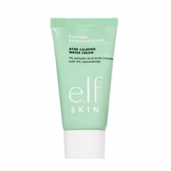 elf SKIN Blemish Breakthrough Calming Water Cream Mini Lightweight BlemishFighting Face Moisturizer Prevents New Blemishes  C ...