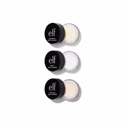 e.l.f. Putty Primer Trio, Universal skin, Cream, Pot, Brightening, Mattifying, Pore shrinking, Priming, Smoothing, 4 g, Unise ...