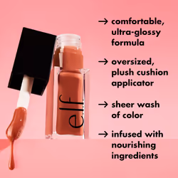 Glow Reviver Lip Oil, Nourishing Tinted Lip Oil For A High-Shine Finish, Infused With Jojoba Oil, Vegan & Cruelty-Free, Crystal Clear