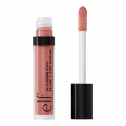 e.l.f. Lip Plumping Gloss  High-Shine Liquid Lip Color  Creates Fuller Lips & Plumper Pout  Moisturizing Formula  Mauve Lady  ...