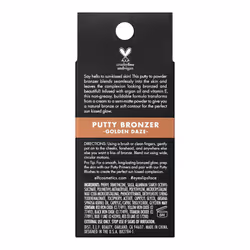e.l.f. Putty Bronzer, Creamy & Highly Pigmented Formula, Creates a Long-Lasting Bronzed Glow, Infused with Argan Oil & Vitamin E, Golden Daze, 0.35 Oz