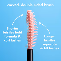 Lash 'N Roll Mascara, Curling Mascara For Visibly Lifted Lashes, Lifts & Separates Lashes. Long-Lasting Formula, Vegan & Cruelty-Free, Black