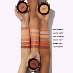Primer-Infused Blush, Long-Wear, Matte, Bold, Lightweight, Blends Easily, Contours Cheeks, Always Cheeky, All-Day Wear 10g