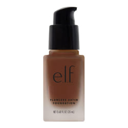 elf Flawless Satin Foundation Lightweight  Medium Coverage SemiMatte Finish Vegan  CrueltyFree Espresso 068 Fl Oz 20mL