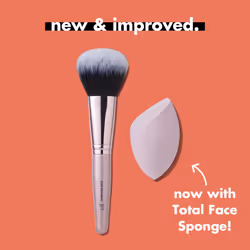 e.l.f. Complexion Brush & Sponge Duo  2-Step Face Sponge & Makeup Brush Kit For Creating A Flawless Complexion  Vegan & Cruelty-Free