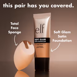 e.l.f. Soft Glam Foundation  Medium Coverage  Long-Lasting & Buildable Foundation For A Smooth  Satin Finish  Vegan & Cruelty-Free  20 Light