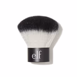 e.l.f. 85011, Powder brush, Rounded, Fluffy, Synthetic, Black, White, Women