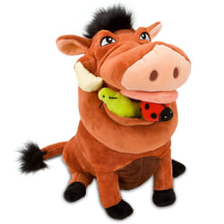 Disney Store The Lion King 14"""" Pumbaa Plush Stuffed Animal Toy