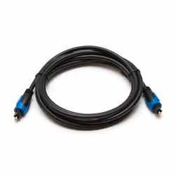 BlueRigger TOSLINK 6ft, TOSLINK, Male, TOSLINK, Male, 1.8 m, Black, Blue