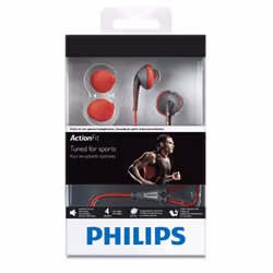 Philips ActionFit SHQ1200/28 headphones/headset Wired In-ear Sports Grey, Orange
