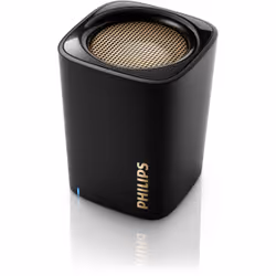 Philips BT100B/37, 4.44 cm, 2 W, Wired & Wireless, A2DP, AVRCP, HFP, 10 m, Black