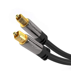 KabelDirekt 609613459122 audio cable 1 m TOSLINK Black