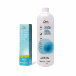 ) Wella Color Charm 6G Dark Golden Blonde Demi â Permanent Haircolor - 6G + Activating Lotion (15.4oz
