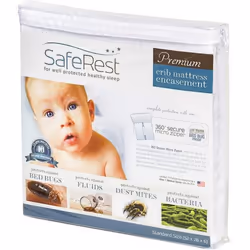 SafeRest Zippered Mattress Protector - Premium 6 Inch Waterproof Mattress Cover for Bed - Breathable & Noiseless Washable Mat ...