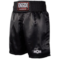 Ringside Mens Pro-style Boxing Trunks Shorts  Black  Large US