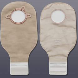 Hollister 18006 New Image 2-Piece 12  Drainable Ostomy Pouch  Yellow Color Code Match  10 Pack  Transparent - 4  Flange Size  Lock n Roll Microseal Cl