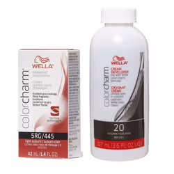 3.6oz) 5RG Light Auburn Wella Color Charm Permanent Haircolor - 5RG + Developer (Vol. 20