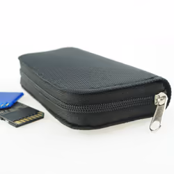 ECO-FUSED Memory Card Carrying Case memory card case Black