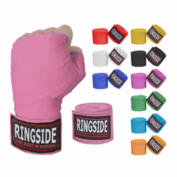 Ringside Mexican Style Boxing Hand Wraps Pair Pink