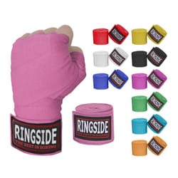 Ringside Mexican Style Boxing Hand Wraps Pair  Pink