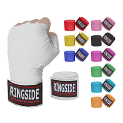 Ringside Mexican Style Boxing Hand Wraps Pair  White   180-Inch