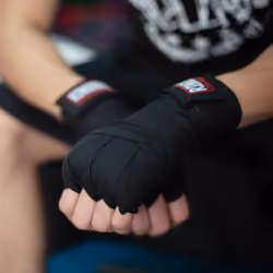 Ringside Mexican Style Boxing Hand Wraps (Pair), Black