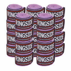 Ringside Mexican Style Boxing Hand Wraps (10 Pairs Pack)  Black