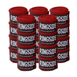 Ringside Mexican Style Boxing Hand Wraps (10 Pairs Pack)  Red