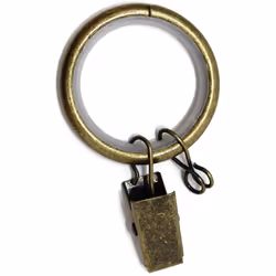 Urbanest 1.25"" Quiet Smooth Drapery Curtain Rod Rings for 1"" Rod wit