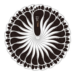 120 Pairs(240feets) Spray Tan Feet Pads in Black For Sunless Spray Tanning