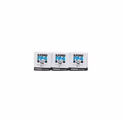 Three Pack of Ilford FP4 Plus 35mm Black & White Negative Film 36 Exp