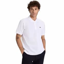 Lacoste Mens Short Sleeve L.12.12 Pique Polo Shirt White 4X-Large