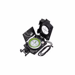 Multifunction Compass Waterproof Navigation Compass Clinometer with Fluorescent Scale Sighting Compass Inclinometer with Bag  ...