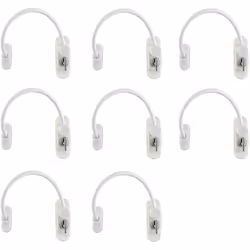 Window Restrictor Locks 8 Packs Security Cable for Child Baby Safety Window Locks Door Locks with Screws Keys White