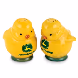 John Deere Stoneware Chicks Salt and Pepper Shaker Set Official Licens