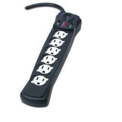 APC P6B surge protector Black 6 AC outlet(s) 120 V 1.8 m