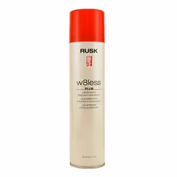 Rusk W8less Plus Extra Strong, Hair spray, Unisex, All hair, 295 ml, Fixation, Mist on wet hair during thermal styling for ad ...