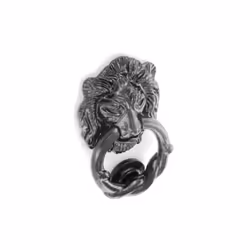 Heavy Duty Antique Black Lion Head Door Knocker 150mm