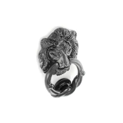 Heavy Duty Antique Black Lion Head Door Knocker 150mm