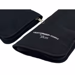 Flat Iron Hair Straightener Case with Heat Resistant Thermal Pouch by j&m - Travel Pouch & Zip-Up All-In-One Mat with Pockets for Combs, Clips &...